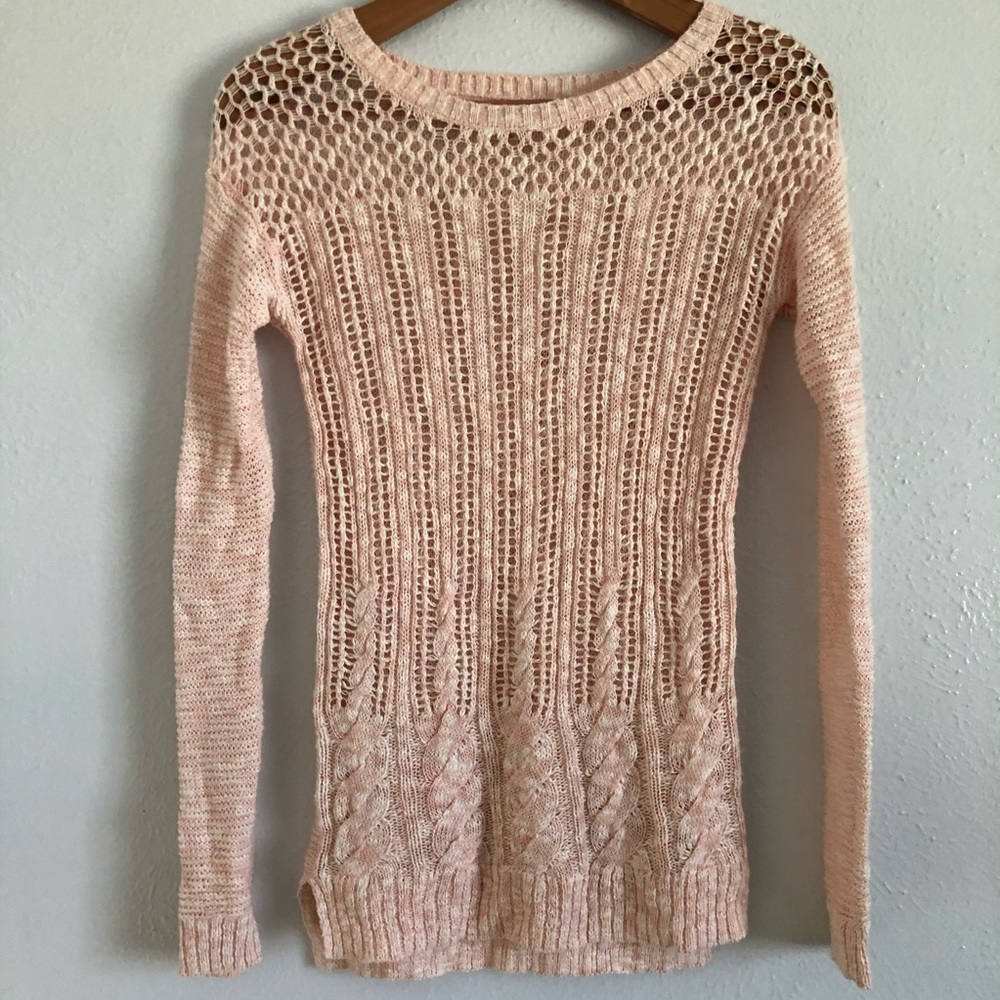 Peach Knit sweater